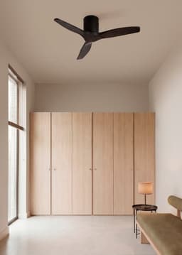 CREATE - Plafondventilator 40W silent 100% hout - S - Geen licht - Afstandsbediening - WIND CALM NATURAL WOOD — thumbnail 4