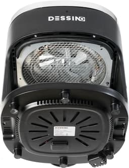 Digitale Airfryer - Hete Lucht Oven - Gezond Koken - Glazen Mand 360 Graden - 4.2 Liter - Zwart — thumbnail 3