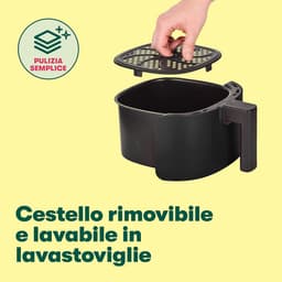 Airfryer - Crispy Snacks - Gezond Koken - Geen Voorverwarmen - 2.7 Liter - Mat Blauw — thumbnail 2