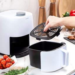 Airfryer zonder Olie - Hete Lucht Friteuse - Gezond Koken - 360 Graden Luchtcirculatie - 2 Liter - Wit — thumbnail 2