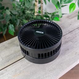Staande Ventilator - Oplaadbare Ventilator - Thuis Koelte - Opvouwbaar Ontwerp - Tot 98 cm - Zwart — thumbnail 3