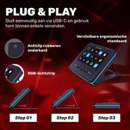 ProFPS Streaming Deck – 18 Macrotoetsen – RGB – Windows & MacOS — thumbnail 6