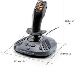 Thrustmaster T128 Simtask Pack + Simtask Farmstick simulatorset - T128-racestuur met dynamische Force Feedback en 2 pedalen - joystick met 33 programmeerbare knoppen — thumbnail 5