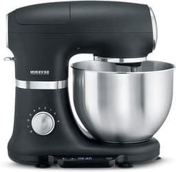 Keukenmachine - Deegmachine Mixer - Zelf Bakken - Geïntegreerde Weegschaal - 3.8 Liter Kom - Zwart Mat — thumbnail 1
