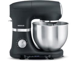 Keukenmachine - Deegmachine Mixer - Zelf Bakken - Geïntegreerde Weegschaal - 3.8 Liter Kom - Zwart Mat