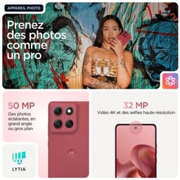 Motorola moto g86 5G - 8/256GB - Pantone Chrysanthemum (Roze) — thumbnail 18