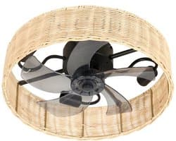FARELEK – Alyzia 40 cm – Plafondventilator met licht – DC motor