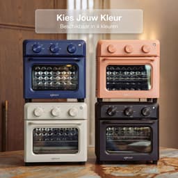 Safecourt 6-in-1 Airfyer oven - 100% PFAS-vrij - 6 programma’s - 80 tot 230 graden - Airfryer, bakken, roosteren, toasten, grillen & opwarmen - Roze — thumbnail 2