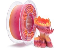 3D Printfilament PLA - Kleur veranderend - Creatief printen - Matte afwerking - 1.75mm 1kg - Perzik Zonsopgang