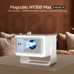 NordHaus Smart Beamer - Android 14 Projector - Draagbare Thuisbioscoop - Native 1080P en 900 ANSI - HY350MAX Voice Control — thumbnail 2