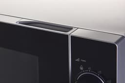 Magnetron Oven - Keukenapparaat - Snel Opwarmen - Platte Bodem - 20 Liter - Zilver Zwart — thumbnail 2