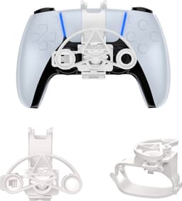 YONO Stuur geschikt voor Playstation PS5 Controller - Stuurwiel - Racestuur - Accessoires - Wit — thumbnail 1