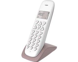 ApexArte® Huistelefoon - Senioren Telefoon Vaste Lijn - GSM - Taupe