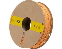 colorFabb Vibers Pla Pasteloranje 3D-printerfilament - 1,75 mm - 750 g - Print soepel - Matte afwerking - CO₂-reductie materiaal