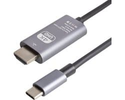 Nuvance USB C naar HDMI Kabel - 2 Meter - 4K Ultra HD - Geschikt voor Telefoon, Tablet, Laptop, PC, Beamer & Monitor
