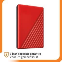 DailySupplies® Harde Schijf Extern - Draagbare - 2TB Opslag - Rood — thumbnail 4