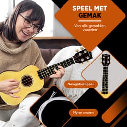 Finesse Ukelele - Starterset - 21" - Ukulele - Kind - Muziekinstrument - Houtkleurig — thumbnail 4