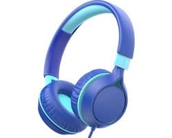 ApexArte® Koptelefoon Kinderen met Draad - Gaming Headset - Blauw