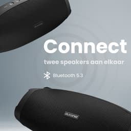 Auronic Boombox - Draadloze Speaker - Muziek box - AUX en SD-kaart Aansluiting - Zwart — thumbnail 5