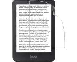 Screenprotector Folie - Geschikt voor Kobo Clara 2E - Ultra Clear - Bescherm Folie - Soft TPU - Screen Protector