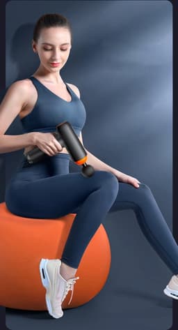 Mercadome® Massage gun - Massage pistool - Krachtig - Veelzijdig - Draagbaar - 8 opzetstukken - Zwart — thumbnail 3