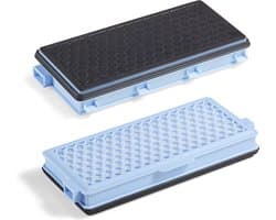 2x Supremery HEPA-filter compatibel met Miele SF-HA 50 stofzuigerfilter met actieve kool tegen geuren voor S8000 S6000 S5000 S4000-serie Complete C2 C3 Compact C1 C2 S8340 S6240 S5211