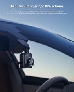 Geavanceerde Dashcam Wi-Fi 2K – Mini Voorruitcamera Voor Auto's – Ondersteunt Externe GPS-module – Super Nachtzicht – Loop Recording – 24/7 Parkeermodus – 170° Groothoek – IPS-scherm – G-sensor – Compact Ontwerp — thumbnail 5