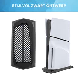 YONO Standaard Vertical geschikt voor Playstation PS5 SLIM - Stand - Houder - Accessoires - Zwart — thumbnail 2