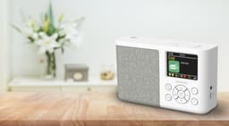 Kenwood CR-M33DAB DAB+ Radio - Interne accu - Wit — thumbnail 4