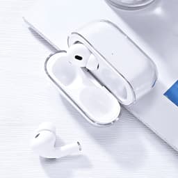 Lumisti® Hoesje Geschikt voor Airpods 2 Pro - Transparant - TPU - Oplaad Case - Beschermhoesje - Cover - Oordopjes - Gratis Hanger/Clip — thumbnail 2