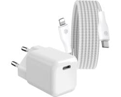 Mini Snellader 30W - 2 Meter - Oplader geschikt voor iPhone en iPad met Apple Lightning aansluiting