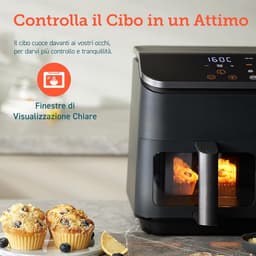 Dubbele Airfryer - Dubbele Mand - Dual Cook - Heteluchtfriteuse — thumbnail 3
