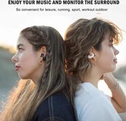 Lexium Bone Conduction Headphone - Sporthoofdtelefoon - Koptelefoon voor Sport - Open Ear Koptelefoon - Sport Koptelefoon — thumbnail 2