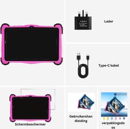 White-Label® Kindertablet Vanaf 3 Jaar - Tablet Kinderen - Kinderspeelgoed - Roze — thumbnail 5
