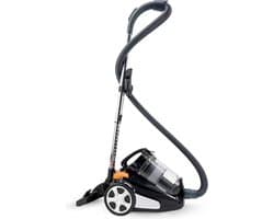 Nedis Zakloze Stofzuiger - Zakloos - 700 W - Stof capaciteit: 3.0 l - Combi-Borstel - Actieradius: 8.50 m - HEPA-luchtfilter - Antraciet / Oranje / Zwart