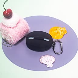 Beschermhoes Compatibel met Draadloze Oortjes - Stevige Cover - Siliconen - Dun - Geurvrij - Zwart - Geschikt voor Oneplus Buds 4 — thumbnail 3
