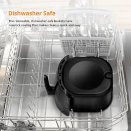Air Fryer 8L XL, 1800 W, multifunctioneel, 8 automatische programma's,zwart — thumbnail 4