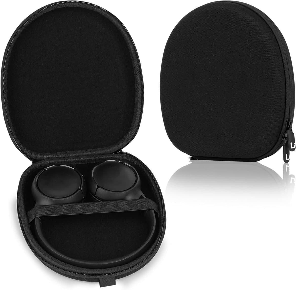 Allecto- Hoofdtelefoon Draagtas - Bescherming - Zwart - Harde Schaal - Reistas - Geschikt voor draadloze Bluetooth koptelefoons - JBL Compatibel - Live Tune Vervangende Hoes. — afbeelding 1
