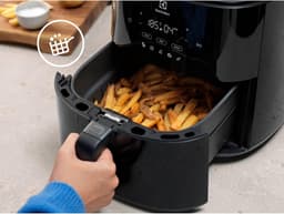 Luchtfriteuse XL - Airfryer - Gezond Frituren - 8 Programma's - 7 Liter - Zwart — thumbnail 2