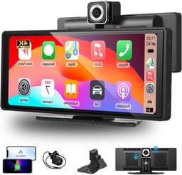 Autoradio – Autospeler – Multimediaunit – CarPlay Systeem – Android Auto – 10,26 Inch IPS-Touchscreen – 4K Dashcam met 1080p Achteruitrijcamera — thumbnail 1