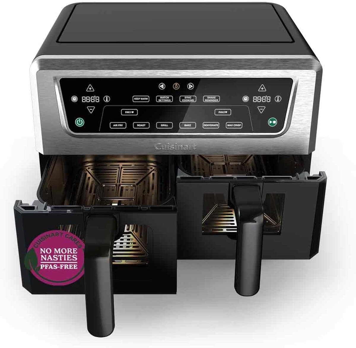 Airfryer XXL - Dubbele Mand Airfryer - grillmand — afbeelding 1