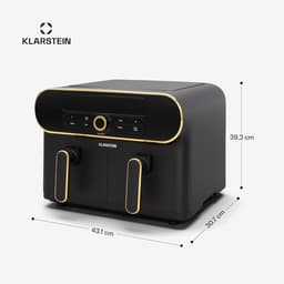 Airfryer XXL - Dubbele Mand Airfryer - kookmand — thumbnail 2