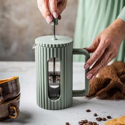 French Press Koffiemaker - Koffiepers - Verse Koffie Maker - serveer — thumbnail 4