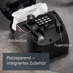 Stofzuiger met zak - Cilinderstofzuiger - Huis schoonmaken - Hygiënefilter - 700 watt - Blauw — thumbnail 5