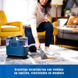 RONN® Tapijtreiniger machine - Tapijtreiniger - Tapijtreiniger apparaat - Blauw - 34cm x 23cm x 36cm — thumbnail 4