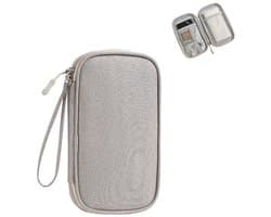 1 stuk - Datakabelorganizer - Organizer voor reisoordopjes - Organizer voor digitale accessoires - Opbergtas met één laag - Schokbestendige draagtas - Geschikt voor USB-sticks, externe harde schijven en powerbanks