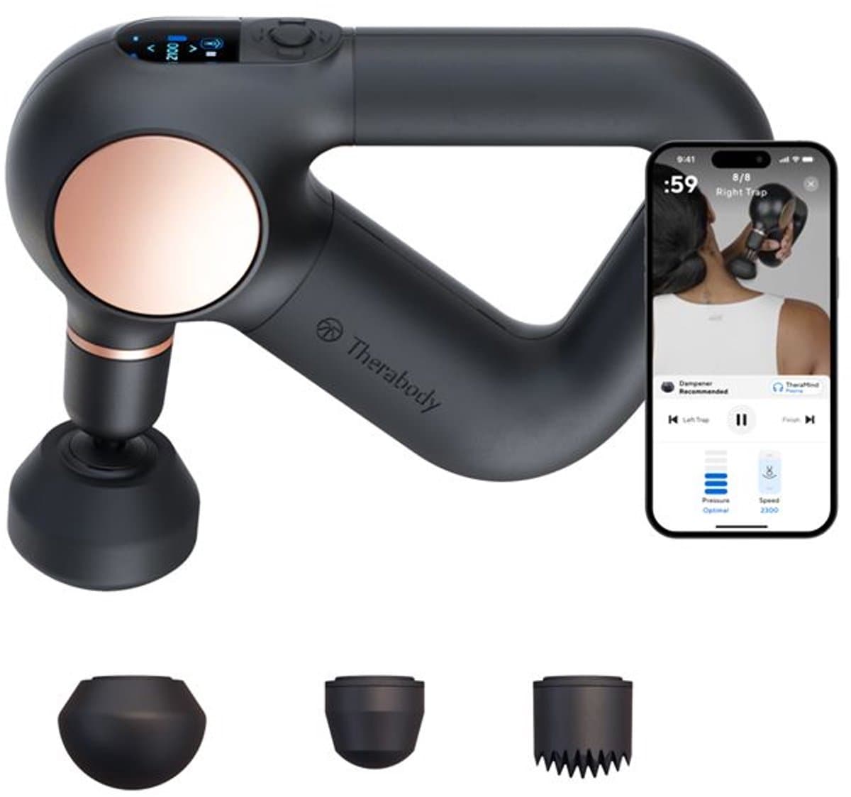 Therabody Theragun Sense - Massage Gun - 4 Opzetstukken - Professioneel Massage Apparaat - Pijn- & Stressverlichting — afbeelding 1