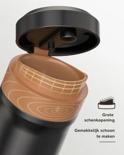 JOR Products® French Press - Koffiezetapparaat - Koffiebonen - Thermoskan - Camping - Reizen - Travel Mug - Espresso - Thee — thumbnail 2
