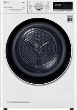【Mega Vakantiegeld Deal】LG RH90V5AV6N 9kg Warmtepomp Droger Wit | Eco Hybrid™ | Allergy Care™ | Zelfreinigende condensor — thumbnail 1
