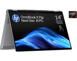 HP OmniBook X Flip NGAI 14-fk0772nd - 2-in-1 Copilot+ Laptop - 14 inch - OLED - 1.39 KG - Ryzen AI 7 - 32 GB RAM - 1000 GB - Windows 11 Home